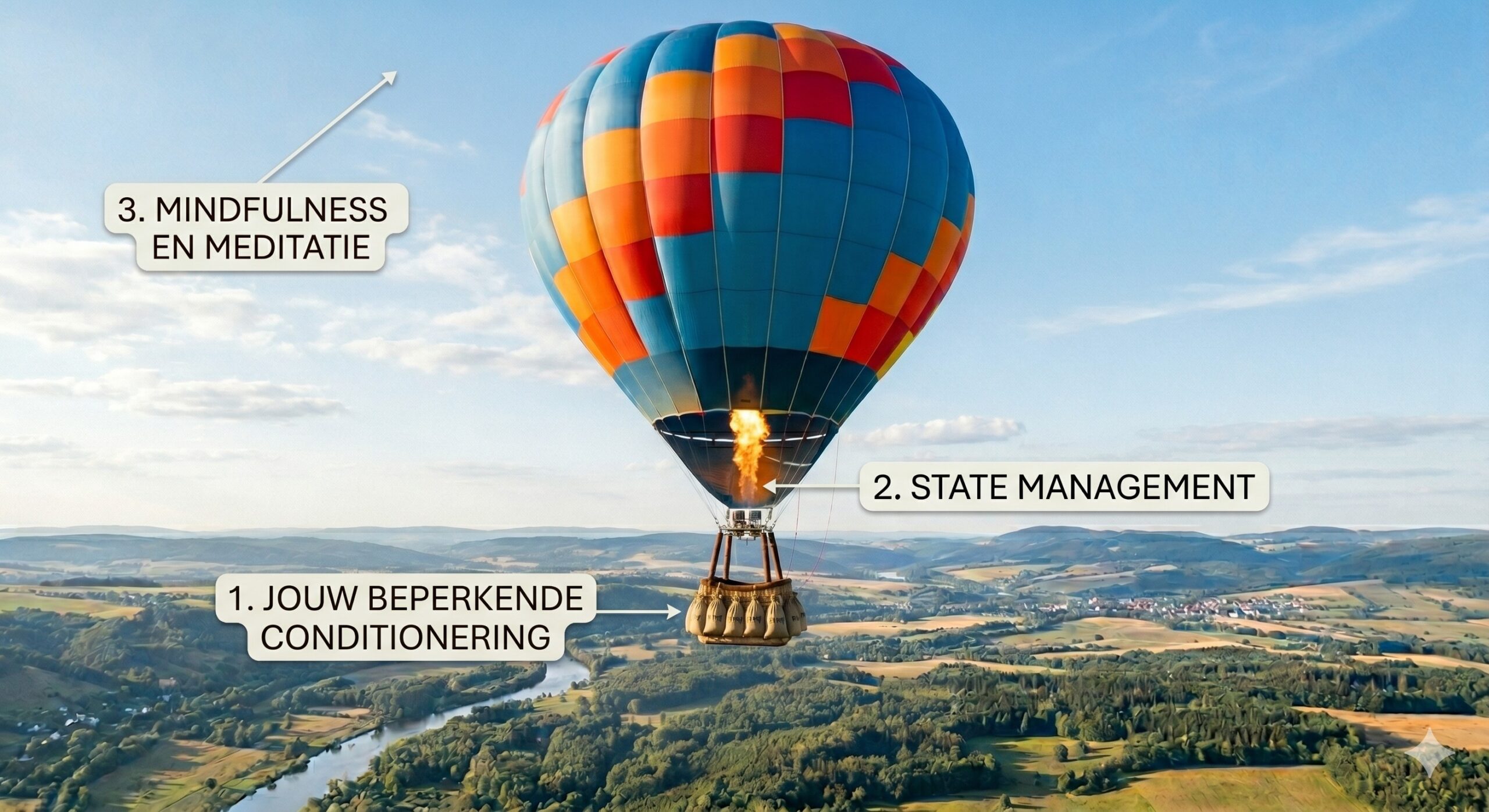 Luchtballon metafoor — kracht en vrijheid